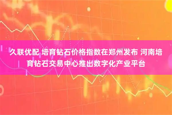 久联优配 培育钻石价格指数在郑州发布 河南培育钻石交易中心推出数字化产业平台
