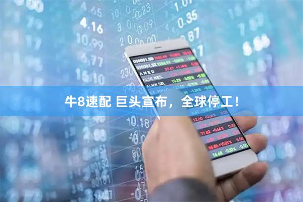 牛8速配 巨头宣布，全球停工！
