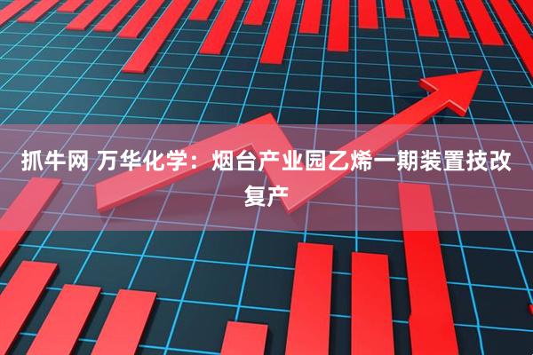 抓牛网 万华化学：烟台产业园乙烯一期装置技改复产