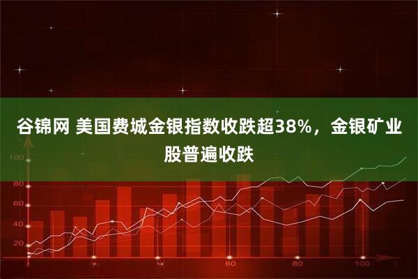 谷锦网 美国费城金银指数收跌超38%,金银矿业股普遍收跌